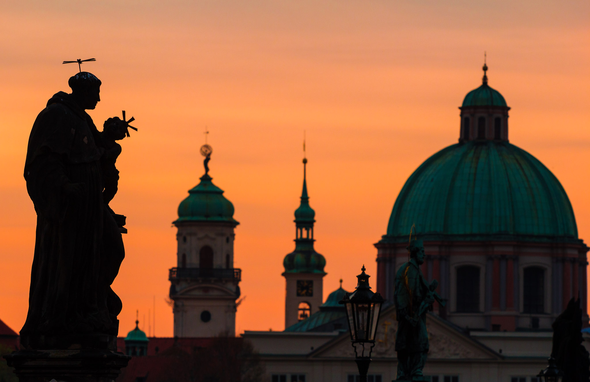 Statue on Charles bridge