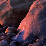 side lit rocks ns